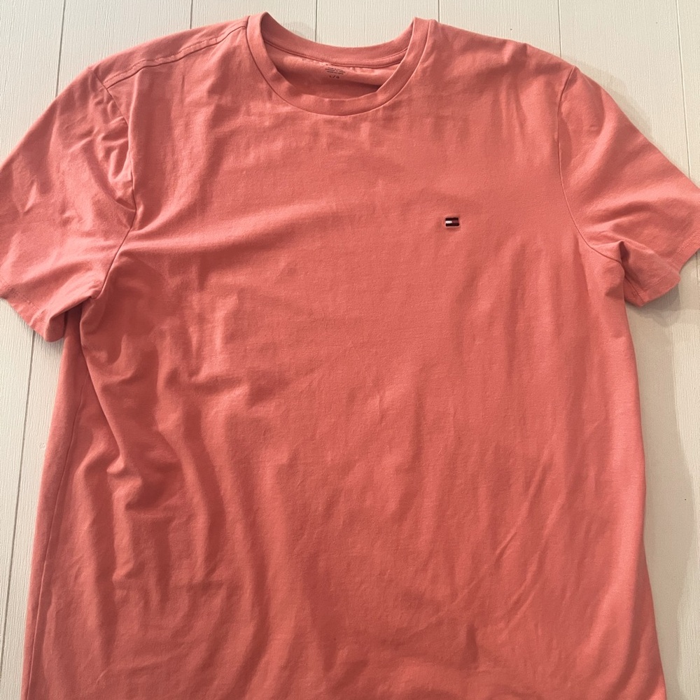 Salmon Tommy Hilfiger T Shirt Large
